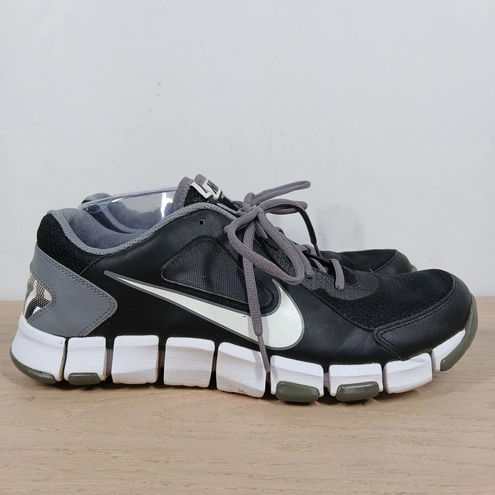 Nike Training Sneakers Mens 10 Black Gray Flex Experience Athletic Gym Shoes